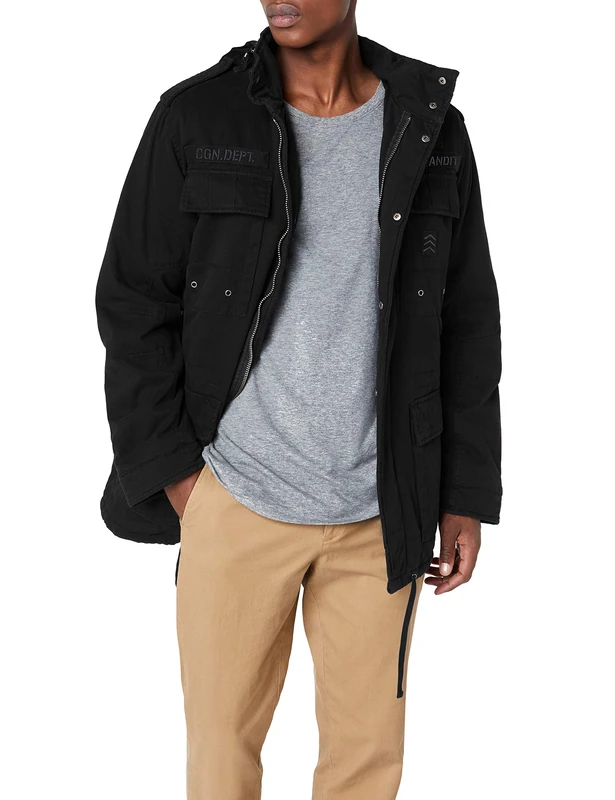 Brandit Ryan M65 Winterjacket, Black, M
