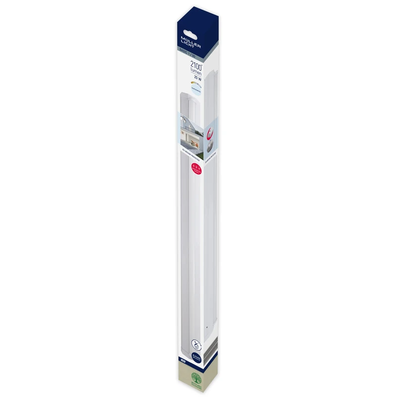 Müller-Licht LED Workshop Light, Aluminium, White, 90 x 6 x 6.1 cm