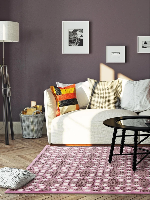 Benuta Topaz Rug 154 x 230 cm Modern for Living Room and Bedroom Purple