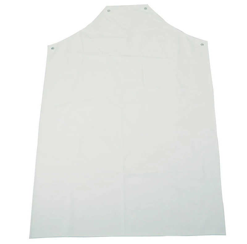 PVC APRON H-W WHT 42"X36"PK 10