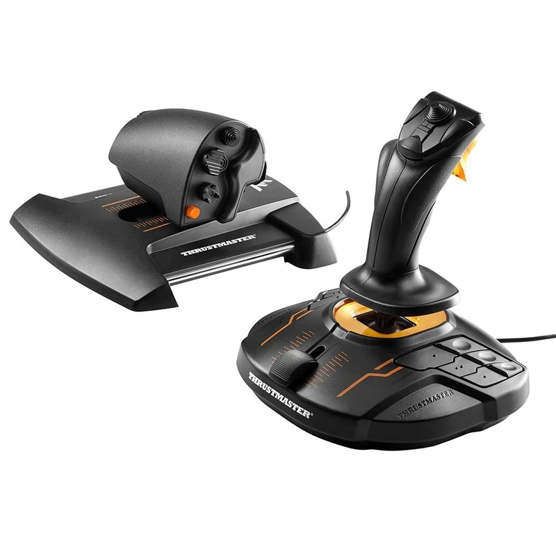 Thrustmaster T16000M FCS HOTAS – Flight Sim Joystick & Throttle – H.E.A.R.T Precision Technology – 30 Buttons & 8-Way Hat – For PC (Windows 11/10) – Ideal for MSFS, Elite Dangerous & Star Citizen