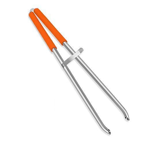 EJG 36 Inch /92cm Litter Picker Grabber, Long Rubbish Picker Grabber, Lightweight Aluminium & Rustproof, Reacher Assist Tool for Elderly, Grabber Reacher Tool (Orange)