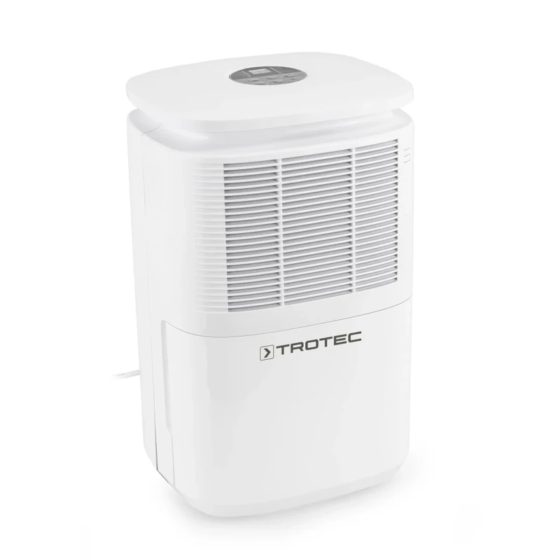 TROTEC TTK 30 E Air Dehumidifier, Electric Dehumidifier, Portable Dehumidifier, Moisture Absorber, Dehumidification Max. 12 l/d, for 15 m² Max., Integrated Hygrostat