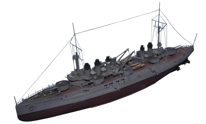 Hobbyboss 86503 1:350 Scale French Navy Pre Dreadnought Battleship Danton Plastic Model Kit