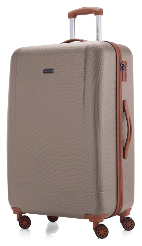 Hauptstadtkoffer - Wannsee - Luggage Suitcase Hardside Trolley 4 Wheel Spinner, TSA Lock, 77 cm, 94 Liter, Champagne