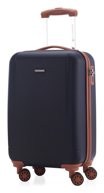 Hauptstadtkoffer - Wannsee - Suitcase small Luggage Hard Shell Cabin Trolley TSA Lock, 58 cm, 37 Liter, Dark Blue