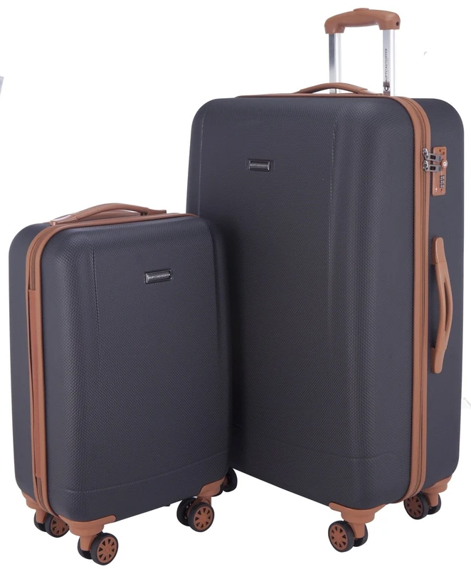 Hauptstadtkoffer - Wannsee - Set of 2 Hard-side Luggages Trolley Hardside Suitcase 4 Wheel Spinner, TSA Lock, (S/L), Dark Blue