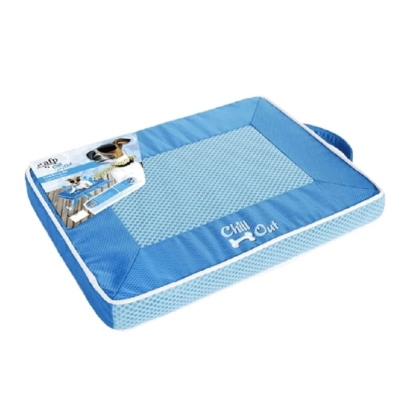 ALL FOR PAWS Chill Out Fresh Breeze Dog Mat, Medium, 5.096 kg, blue