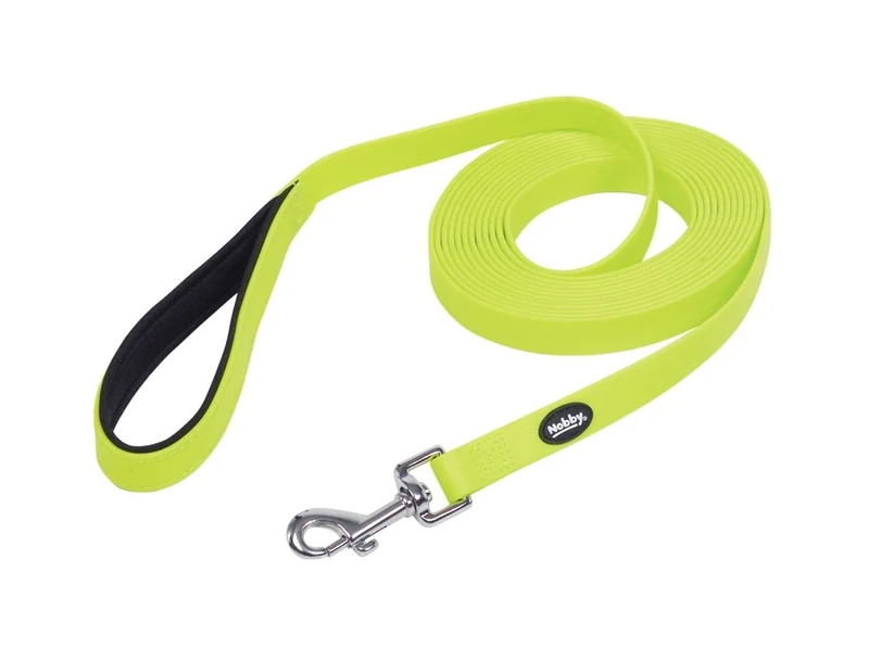 Nobby Tracking Cover Leash, 15 m/20 mm, Neon Yellow