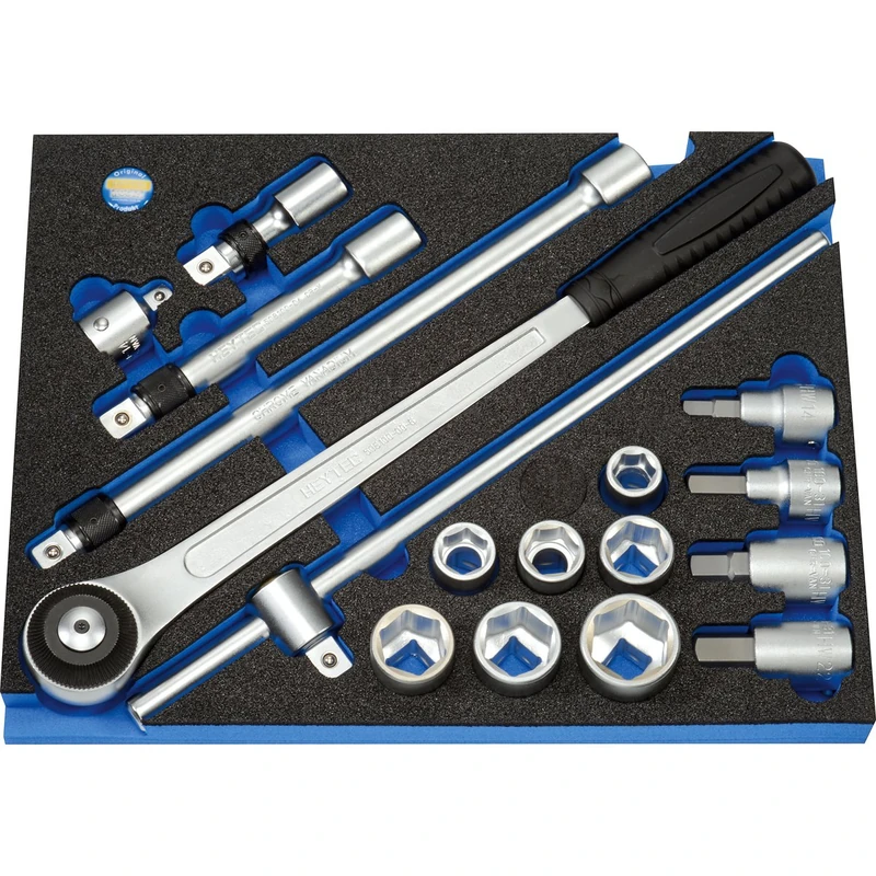 HEYTEC JUEGO LLAV.D 17PZS Tool Accessory Black Size 55
