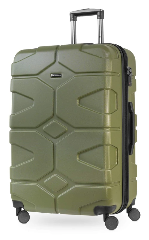 Hauptstadtkoffer - X-Kölln - Luggage Suitcase Hardside Expandable Trolley 4 Wheel Spinner, TSA Lock, 76 cm, 120 Liter, Olive Green