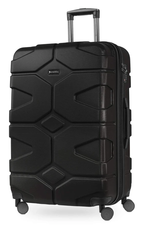 Hauptstadtkoffer - X-Kölln - Luggage Suitcase Hardside Expandable Trolley 4 Wheel Spinner, TSA Lock, 76 cm, 120 Liter, Black