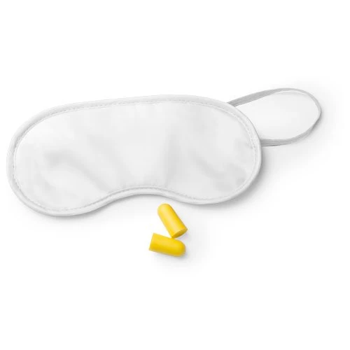 eBuyGB Colourful Eye Mask and Ear Plug Set, White, Pack of 50 - Image 1