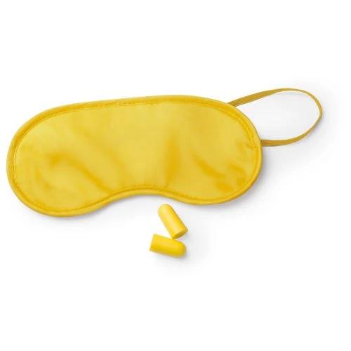 eBuyGB Colourful Eye Mask and Ear Plug Set, Yellow, Pack of 50 - Image 1