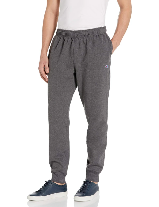 Champion Men's, Fleece, Joggers, Comfortable Sweatpants (Reg. Or Big & Tall) Pants, Granite Heather, X-Large