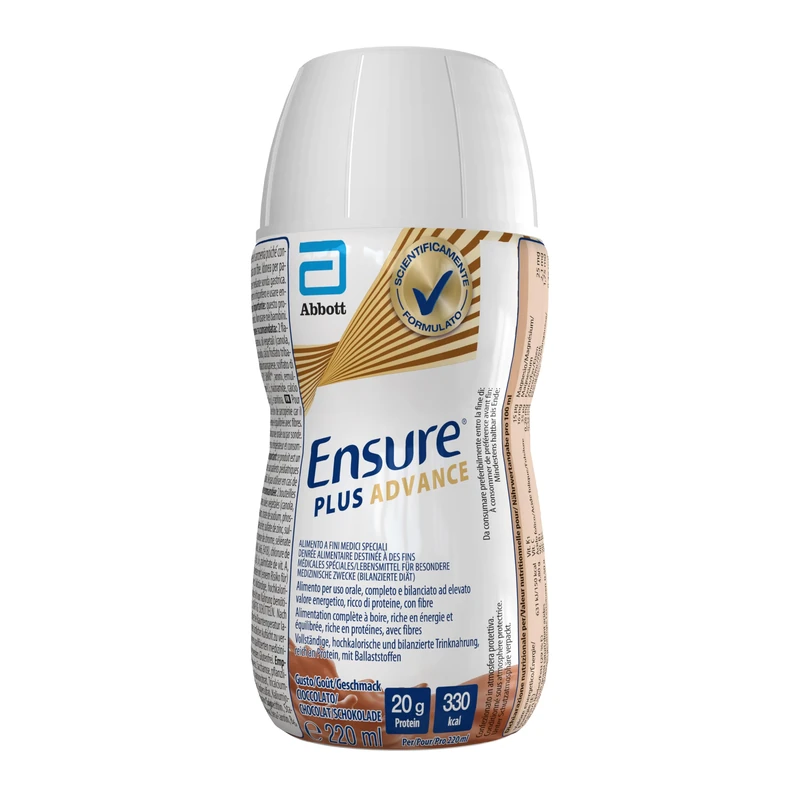 Abbott Ensure Plus Advance Chocolate Food Supplement 4x220ml