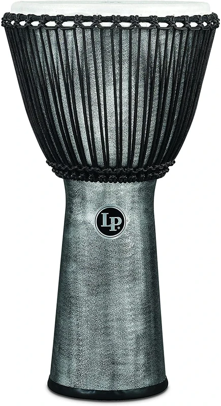 LP Latin Percussion Djembe World Beat FX Rope Tuned 11" Grau LP724G