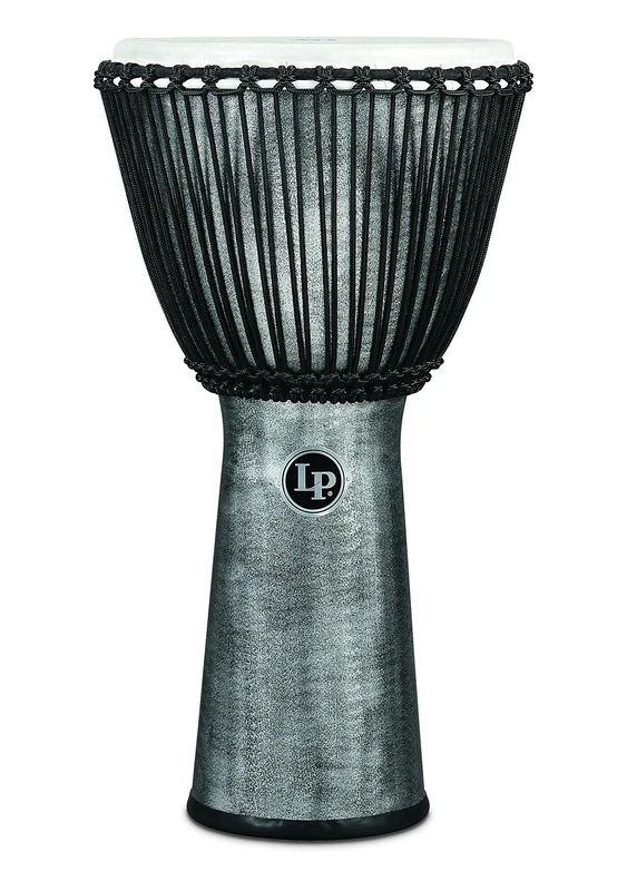 LP Latin Percussion Djembe World Beat FX Rope Tuned 12.5" Grau LP725G