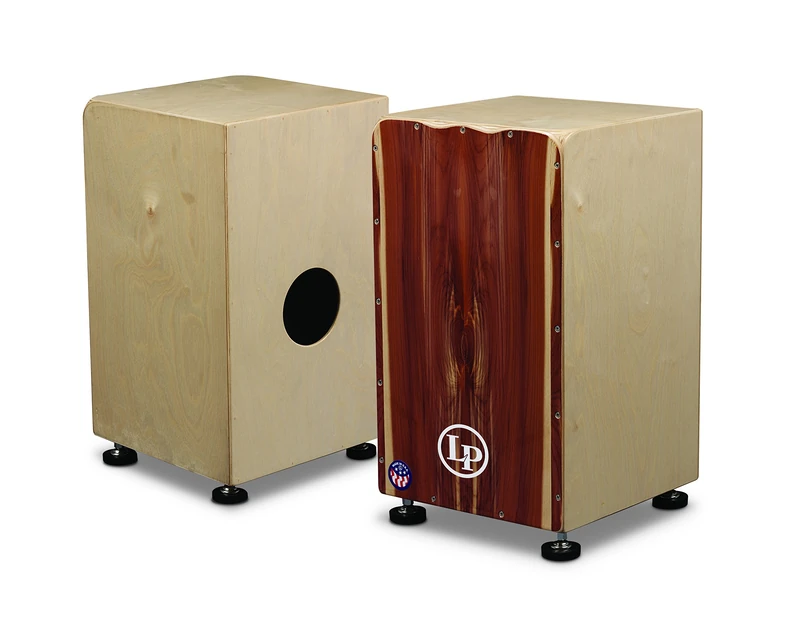 LP Latin Percussion Cajon Americana Flamenco Exotic Cedar Wire LP1446 Zedernholz 18.5" x 11.25" x 11.25"