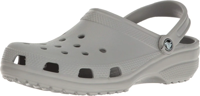 Crocs Unisex Classic Clogs Clogs, Light Grey,6 UK Men/ 7 UK Women