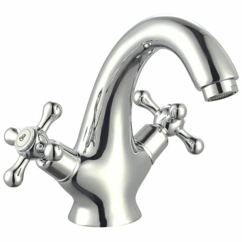 Rousseau - 4056674 - Beverley - Fixed Mixer Tap for Washbasins - Chrome