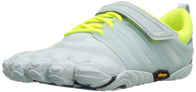 Vibram FiveFingers V-train, Women’s Sneakers, White (Pale Blue/Safety Yellow), 5.5-6 UK