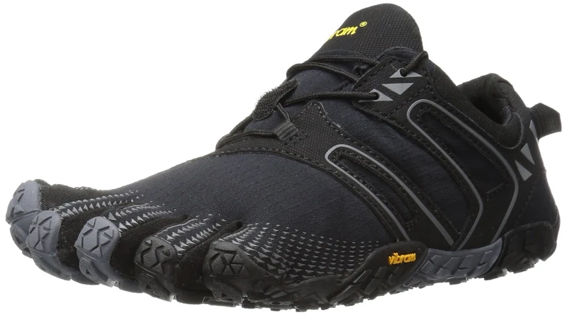 Vibram FiveFingers V-trail, Women’s Trail Running Shoes, Black (Black/Grey Black/Grey), 5-5.5 UK (36 EU)