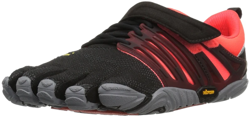 Vibram FiveFingers V-Train, Women’s Fitness Shoes, Black (Black/Coral/Grey Black/Coral/Grey), 6/6.5 UK (37 EU)