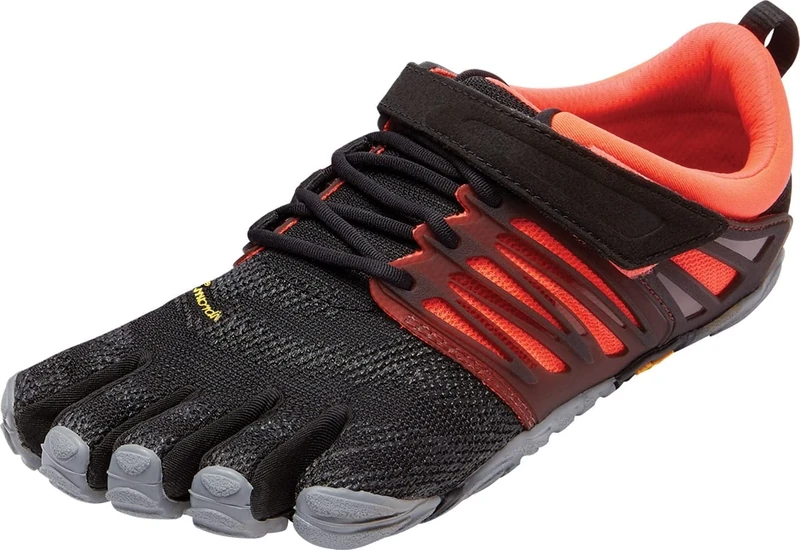 Vibram FiveFingers V-Train, Women’s Fitness Shoes, Black (Black/Coral/Grey Black/Coral/Grey), 6.5/7 UK (38 EU)