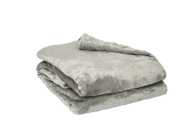 Poyet Motte microflanelle Polyester Blanket Pearl, polyester, pearl, 240x220 cm