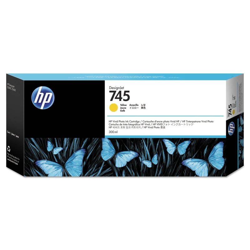 Hewlett Packard 725184104657 Original Inkjet Cartridge, Yellow - Image 1