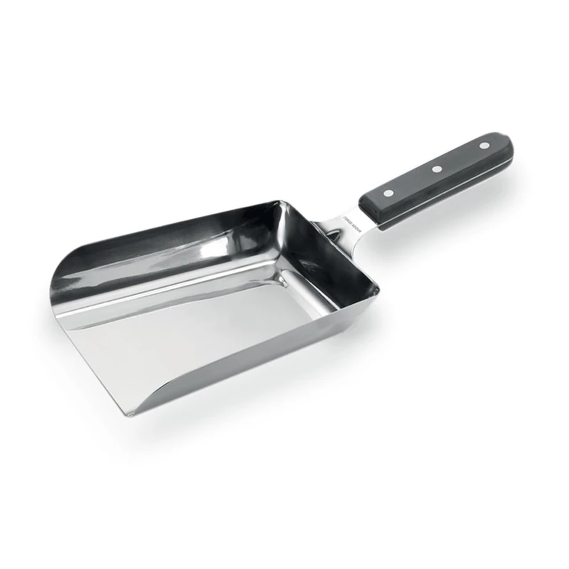 FORGE ADOUR FOR- SPATULE-Large Angled Spatula Wide POM, Metal, Silver