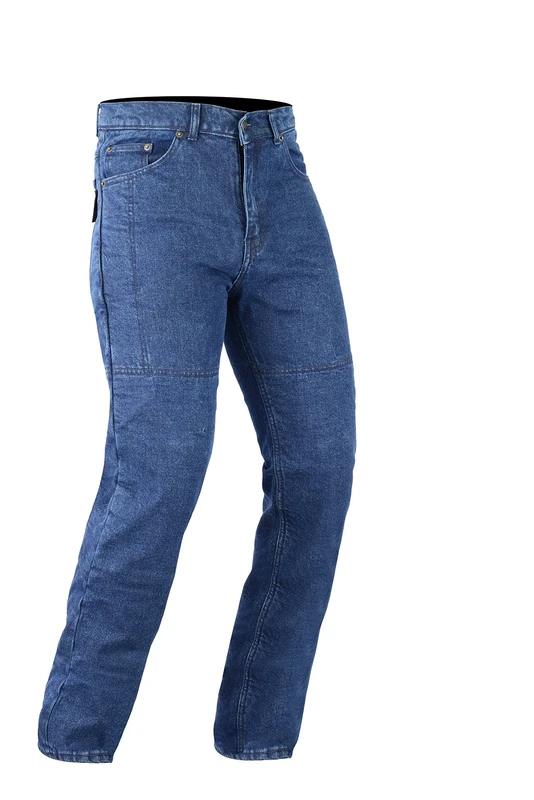 Bikers Gear Australia Unisex Dkj1001blue-34r Motorcycle Blue Classic Cut jeans with DuPontTM KEVLAR ARAMID FIBRE Removable Armour, Blue, 34R UK 44R EU
