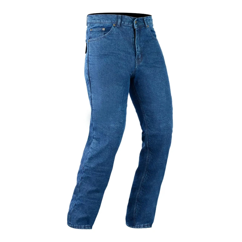 Bikers Gear Australia Unisex Dkj1001blue-38s Motorcycle Blue Classic Cut jeans with DuPontTM KEVLAR ARAMID FIBRE Removable Armour, Blue, 38S UK 48S EU