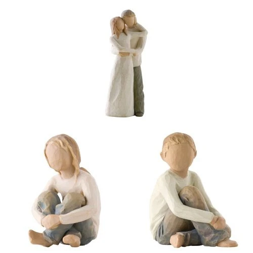 Willow Tree Mother + Father with Son + Daughter