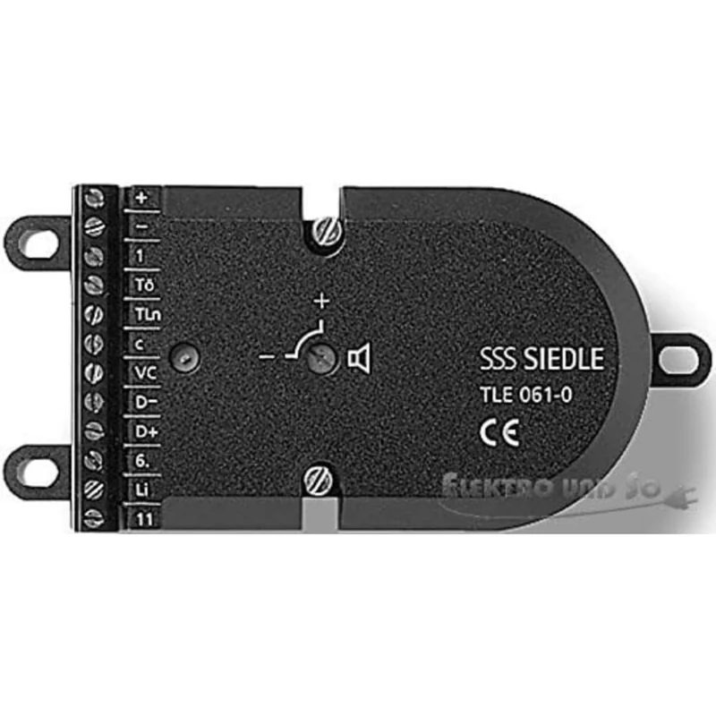 Altavoz Siedle TLE 061-01 Black TLE Column Speaker Stand - Black - Image 1