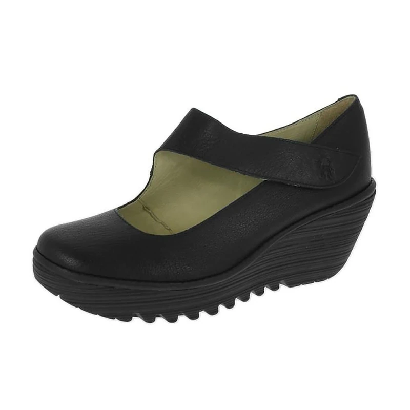 Fly London Womens Yasi682fly Closed Toe Ballet Flats, Black, 5.5 UK