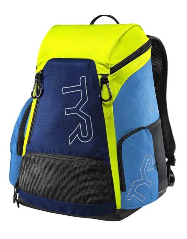 TYR Alliance Backpack - Blue/Green, Medium/30 Litre