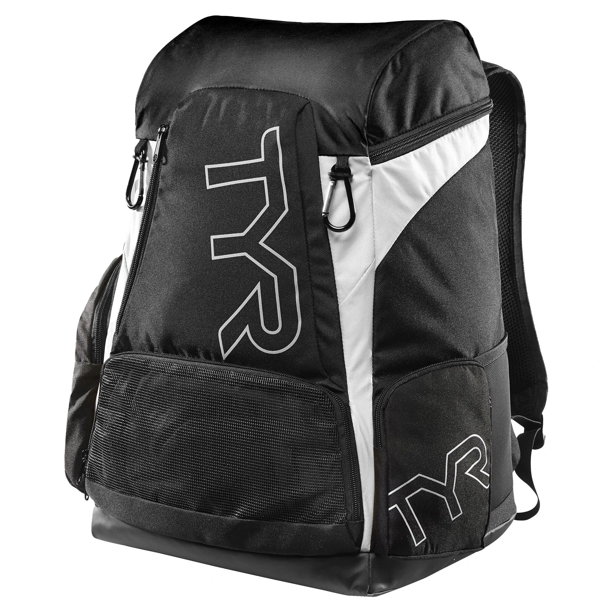 TYR Alliance Backpack - Black/White, Medium/45 Litre