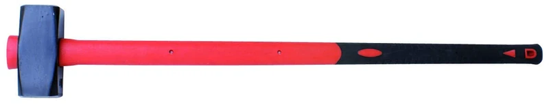 Tec Hit 891400 Handled Hammer 3 kg Fibre Glass Handle Red/Black - Image 1