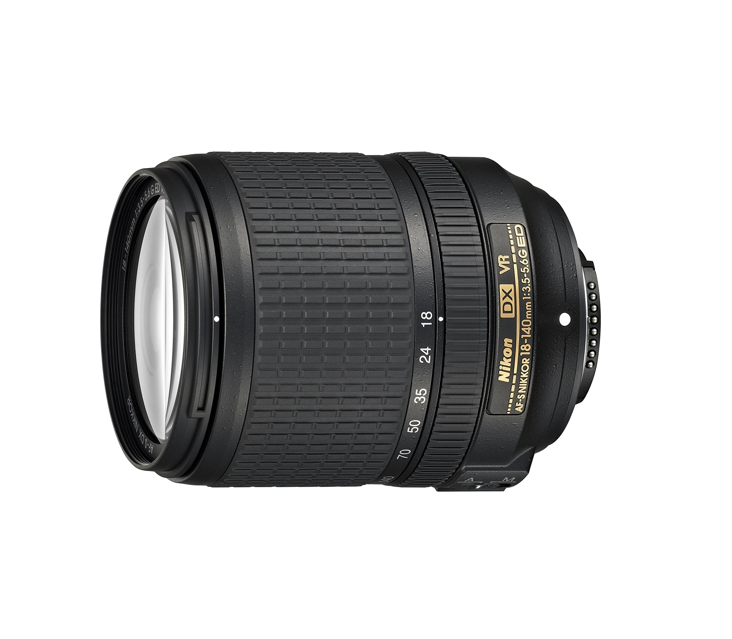 Nikon Nikkor AF-S DX 18-140MM F / 3.5–5.6G ED VR Lens, Black [Nital Card: 4 Years Warranty]