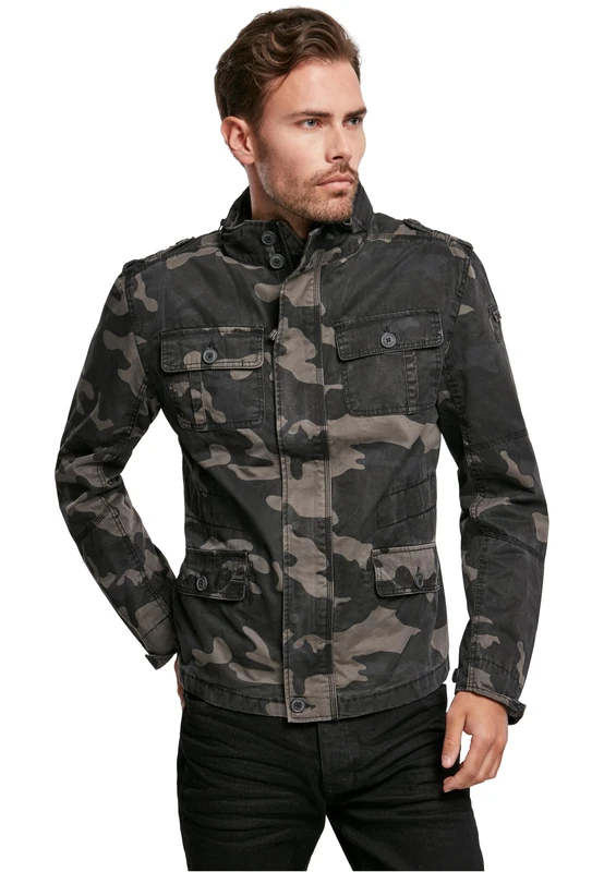 Brandit Britannia Jacket, color: darkcamo, size: M