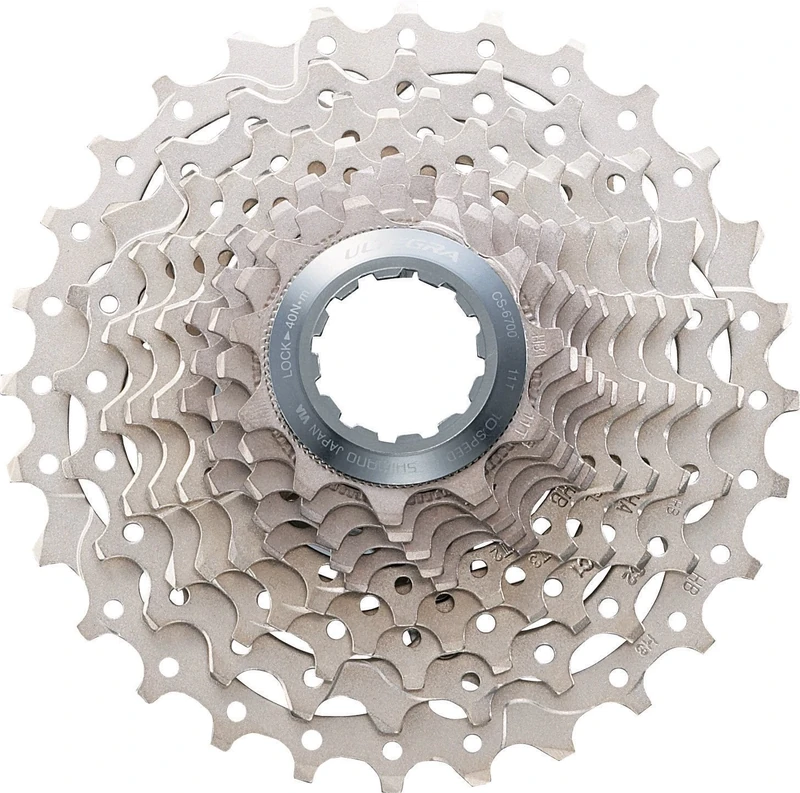 SHIMANO ROAD ULTEGRA 6700 Cassette 10S x 12/30 Teeth Silver