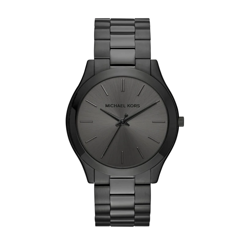 Michael Kors Slim Runway with Black Stainless Steel for Mens MK8507