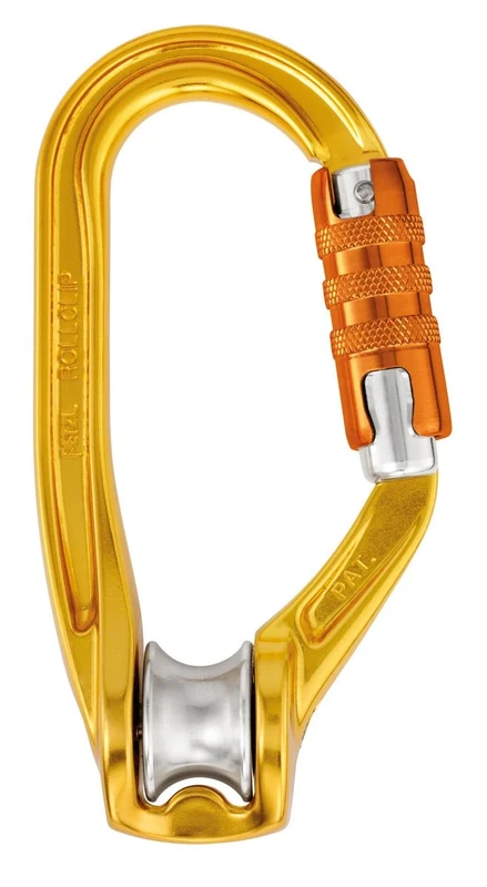 Petzl P74 TL Pulley Carabiner with Gate Opening On Side, Size: Triact-Lock