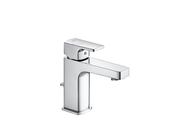 Roca A5A3C01C00, Compact Mixer Tap for Washbasin with Automatic Drain (Fresh Start) Ref. A5A3A01C00