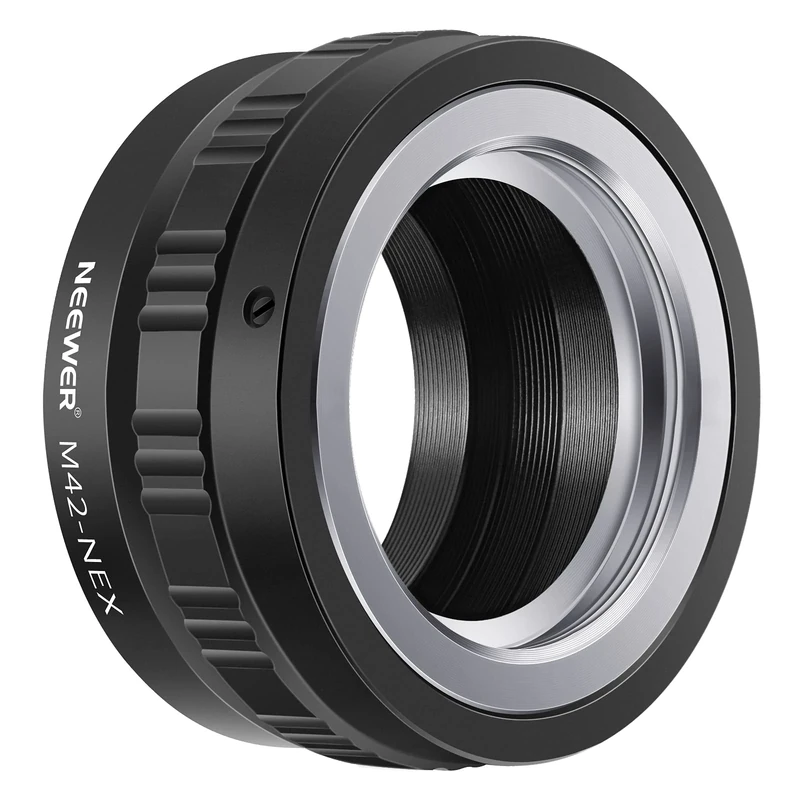 Neewer Lens Mount Adapter for M42 Lens to Sony NEX E-Mount Camera,fits Sony A7 A7S/A7SII A7R/A7RII A7II A3000 A6000 A6300 NEX-3 NEX-3C NEX-5 NEX-5C NEX-5N NEX-5R NEX-6 NEX-7 NEX-VG10/20