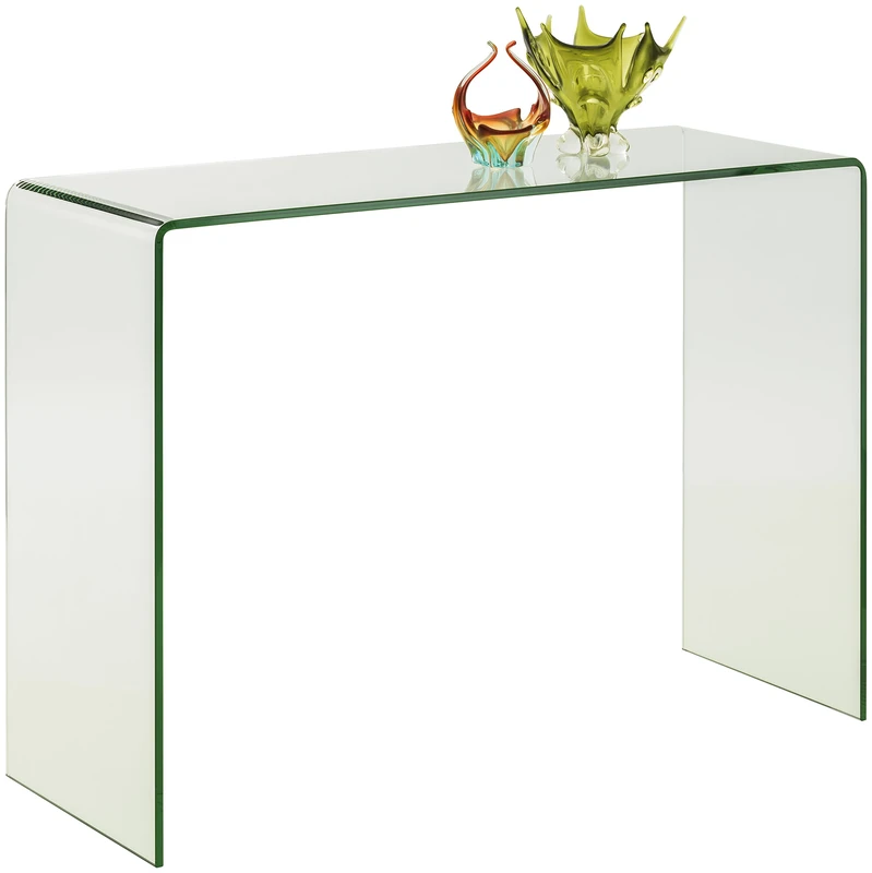 Julian Bowen Amalfi Console Table - Clear Tables