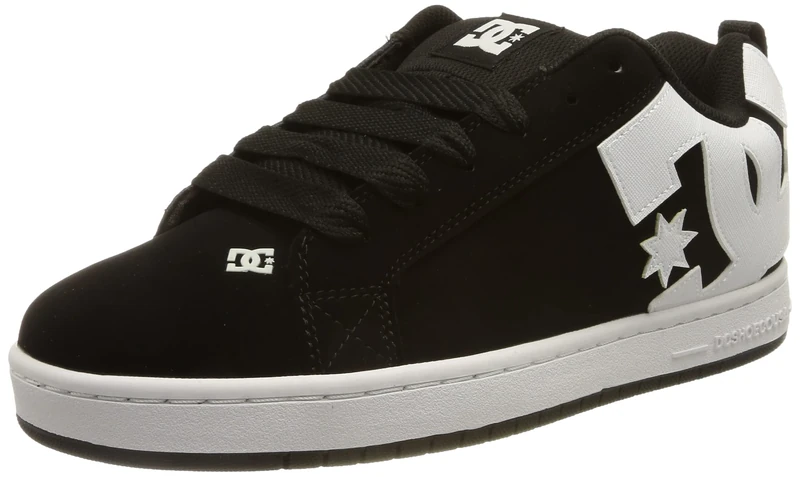 DC Shoes COURT GRAFFIK, Men’s Skateboarding Shoes, Black (Black), 7 UK (40.5 EU)