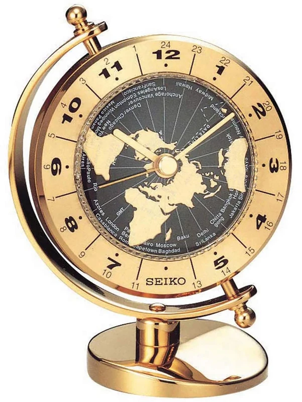 Seiko Unisex Analogue Watch with Gold Dial Analogue Display - QHG106G